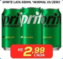 Belem Supermercados Sprite sem açúcar oferta
