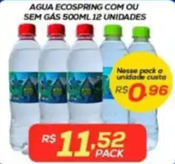 Belem Supermercados Água ecospring com ou sem gás oferta