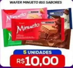 Belem Supermercados Wafer minueto 81g sabores oferta