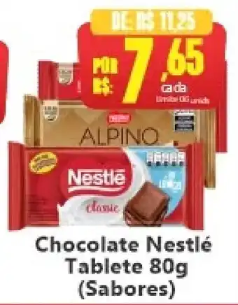 Chocolate nestlé tablete 80g (sabores)