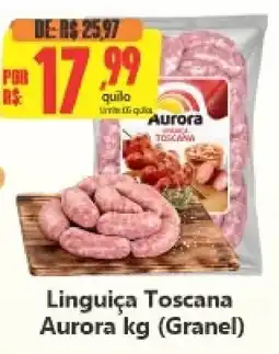 Big Supermercados Linguiça Toscana Aurora kg oferta
