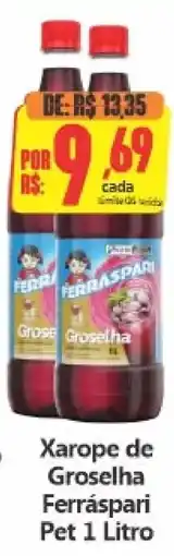 Big Supermercados Xarope de Groselha Ferráspari oferta
