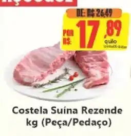 Big Supermercados Costela Suína Rezende oferta