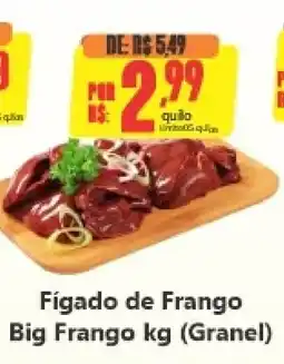 Big Supermercados Figado de Frango Big Frango kg oferta