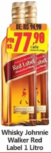 Big Supermercados Whisky Johnnie Walker Red Label oferta