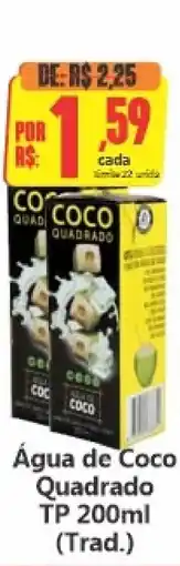 Big Supermercados Água de Coco Quadrado oferta