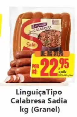 Big Supermercados Linguiça Tipo Calabresa Sadia oferta