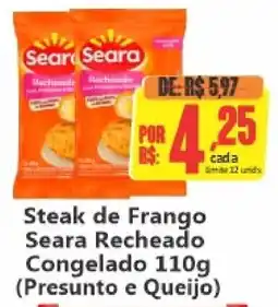 Big Supermercados Steak de Frango Seara Recheado oferta