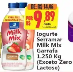 Big Supermercados Iogurte serramar milk mix garrafa oferta