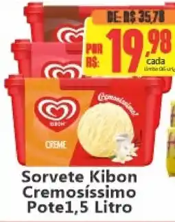 Big Supermercados Sorvete Kibon Cremosíssimo oferta