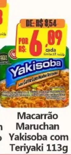 Big Supermercados Macarrão Maruchan Yakisoba com Teriyaki oferta