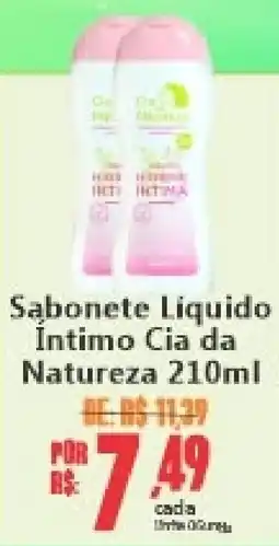Big Supermercados Sabonete Líquido Íntimo Cia da Natureza oferta