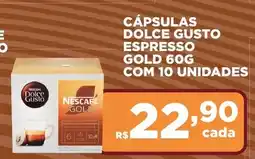 Empório Bahamas Cápsulas dolce gusto espresso gold oferta