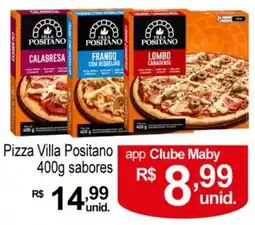 Maby Supermercados Pizza villa positano 400g sabores oferta