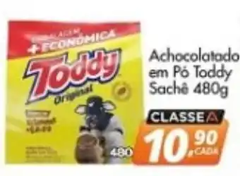 Delta Supermercados Achocolatado em Pó Toddy oferta