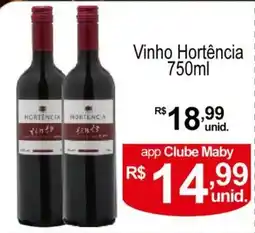 Maby Supermercados Vinho Hortência oferta