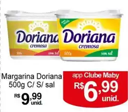 Maby Supermercados Margarina doriana cremosa oferta