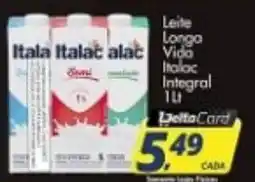Delta Supermercados Leite longa vida italac integral 1l oferta