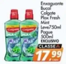 Delta Supermercados Enxaguante Bucal Colgate Plax Fresh Mint oferta