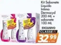 Delta Supermercados Kit Sabonete Líquido Intimo Dermacyd oferta