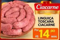 Paxá Supermercados Linguiça toscana ciacarne oferta