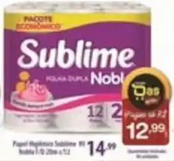 Rede DAS Papel Higienico Sublime Nobl oferta