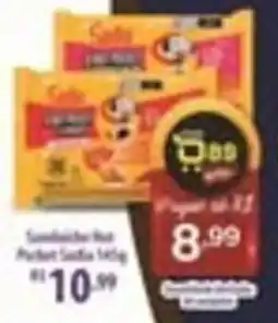 Rede DAS Sundae hot pocket sabor 140g oferta