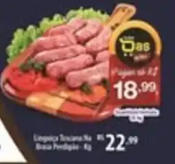 Rede DAS Linguiça Toscana Braza Perdigão oferta