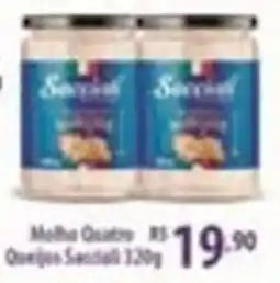 Rede DAS Molho Quatro Queijos Sercial 120g oferta