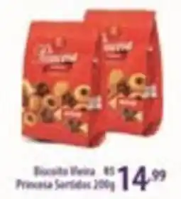 Rede DAS Biscoito Veira Princesa Sortidas oferta