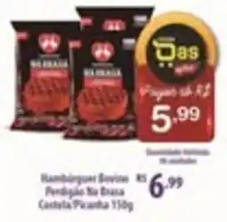Rede DAS Hambúrguer Bovino Perdigão Na Brasa Costela/Picanha 150g oferta