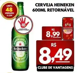 ServBem Cerveja heineken 600ml retornável oferta