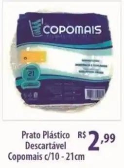 Rede DAS Prato Plástico Descartável oferta