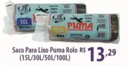 Rede DAS Saco Para Lixo Puma Rolo oferta