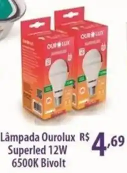 Rede DAS Lâmpada Ourolux Superled 12W 6500K Bivolt oferta
