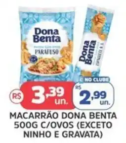 Supermercados Correia Macarrão dona benta oferta
