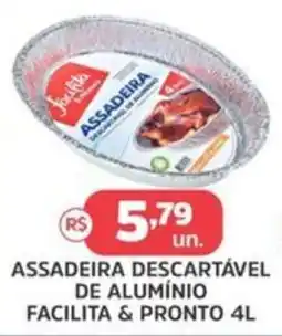 Supermercados Correia Assadeira descartável de alumínio oferta