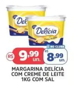 Supermercados Correia Margarina delícia com creme de leite oferta