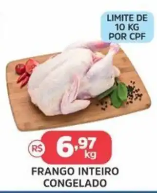 Supermercados Correia Frango inteiro congelado oferta