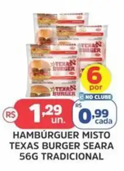 Supermercados Correia Hambúrguer misto texas burger seara oferta