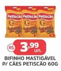 Supermercados Correia Bifinho mastigável p/ cães petiscão oferta