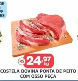 Supermercados Correia Costela bovina ponta de peito com osso peça oferta
