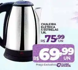 Supermercados Myatã Chaleira elétrica 5 estrelas oferta