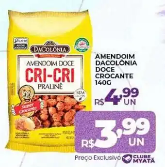 Supermercados Myatã Amendoim dacolônia doce crocante oferta