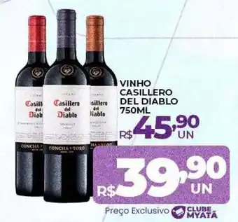 Supermercados Myatã vinho casillero del diablo oferta