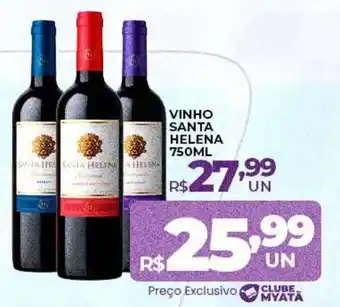 Supermercados Myatã vinho santa helena oferta