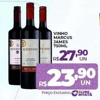 Supermercados Myatã vinho marcus james oferta