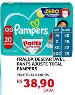 Assaí Atacadista Fralda descartavel pants ajuste total pampers oferta