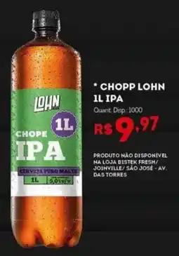 Bistek Supermercados Chope ipa oferta