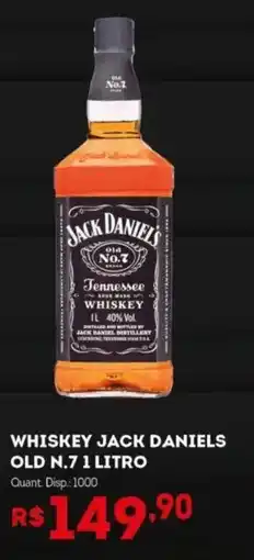 Bistek Supermercados Whiskey jack daniels old n.7 1 litro oferta